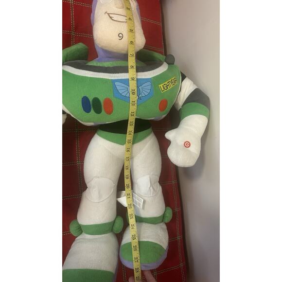 Gemmy Buzz Light Year Toy Story Large 26 Inch Plush Plushie Stand BIG ME Musical - Picture 7 of 9